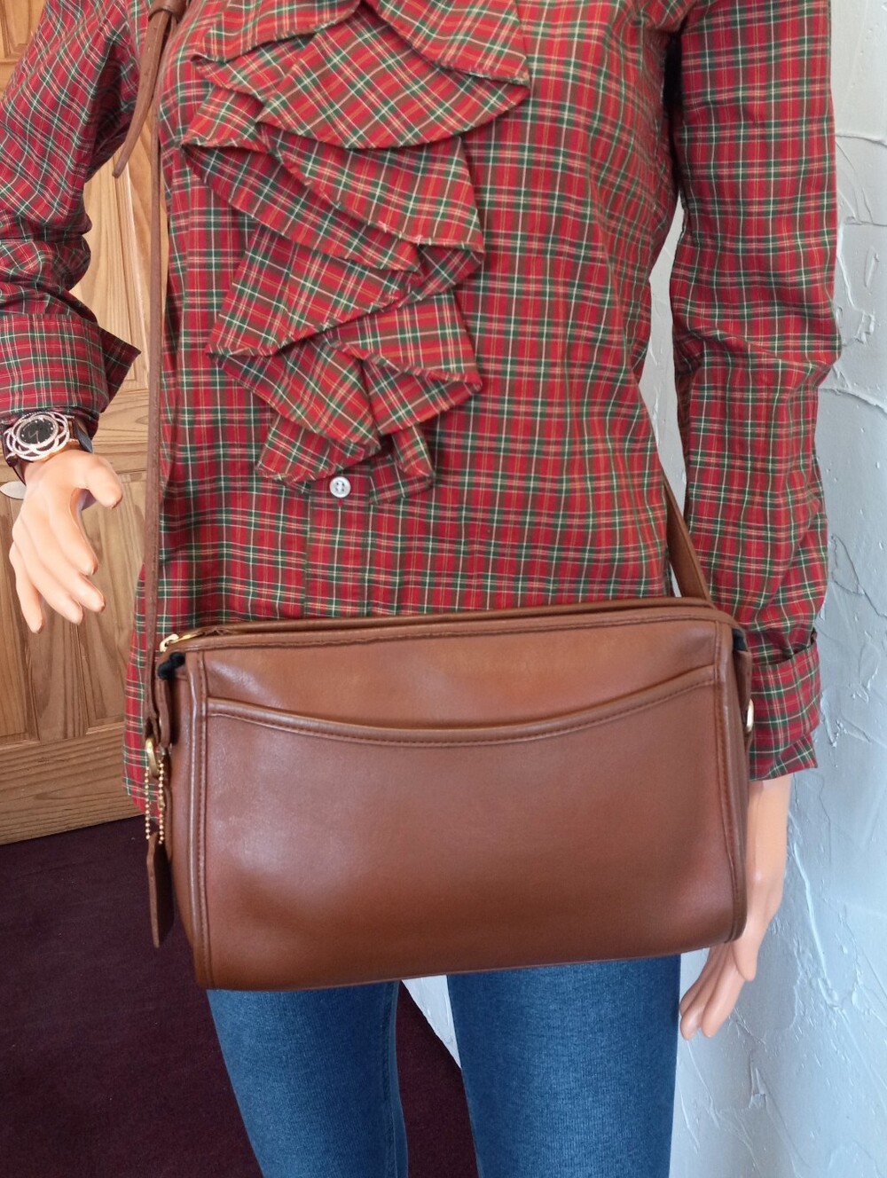 Coach Taylor Zip-Top Crossbody, British Tan, 1994